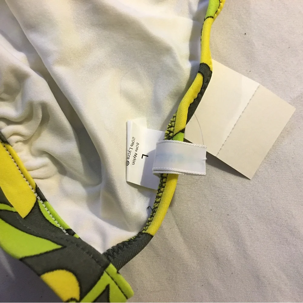 NWT yellow apple bikini top by J Crew szL - Picture 6 of 7